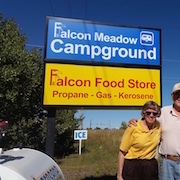 Pull into a great RV and tent camping campground near Pikes Peak and Colorado Springs: Falcon Meadow!
